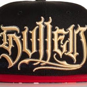 Sullen Rock Script A-Frame Snapback Hat - Dark Charcoal | Da'Cave Store Singapore